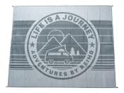 TAPIS DE SOL en POLYPROPYLENE 400g/M² LIFE IS A JOURNEY - 260 x 250cm 