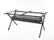 TABLE BAMBOU/ALU MENDOZA ENROULABLE 140x80cm 