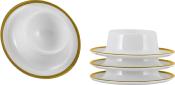 COQUETIER GIMEX LINEA GOLD - 4 PIECES