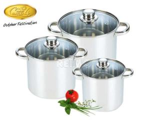 BATTERIE DE CUISINE EN ACIER INOXYDABLE