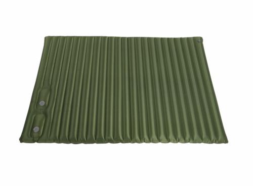 Matelas Auto-gonflant LARS360 Pour Camping/maison - 195x152x46 Cm (2 Personnes) - Pompe à Air Intégrée, Sac De Transport - Support Jusqu'à 300 Kg - Noir/gris