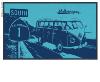 PAILLASSON 75x50cm BLEU - VW COLLECTION