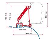 ADAPTATEUR DUCATO/BOXER/JUMPER > 2006 pour Fiamma F45S/F45TiL/ZIP