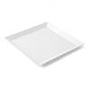 ASSIETTE PLATE MELAMINE CARREE BLANCHE - 24.5X24.5CM