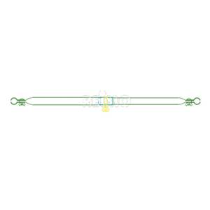 BARRE FAÎTIÈRE DE TOIT ACIER À PINCES 120-200cm - Ø22mm