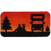 TAPIS D'ENTREE 50x25cm DECOR CAMPING-CAR SOLEIL
