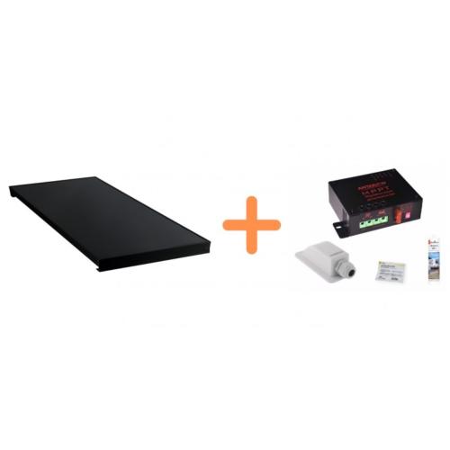 KIT ALL BLACK 300W ANTARION - PANNEAU SOLAIRE 167,9 x 100,2 x 6 cm + REGUL MPPT +  NECESSAIRE DE POSE