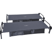 Disc-O-Bed L - LITS DE CAMP SUPERPOSABLES 201 x 70 cm ANTHRACITE