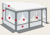 PRIVACY ROOM 300 pour F65 / F80 pour DUCATO H3 - hauteur Medium 245-280 cm