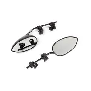 2 RETROVISEURS MILENCO AERO-CONVEX + SACOCHE INCLUSE
