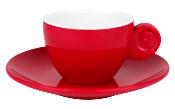 SET DE 2 TASSES EXPRESSO MELAMINE ROUGE