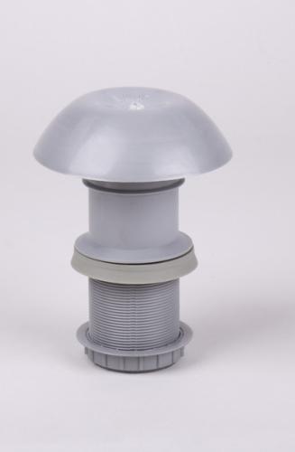 CHEMINEE DE TOIT CARAVANE GRISE RESISTANT A LA CHALEUR Ø 130 mm x 175mm