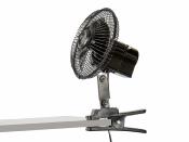 VENTILATEUR OSCILLANT 12 V AVEC PINCE SUPPORT