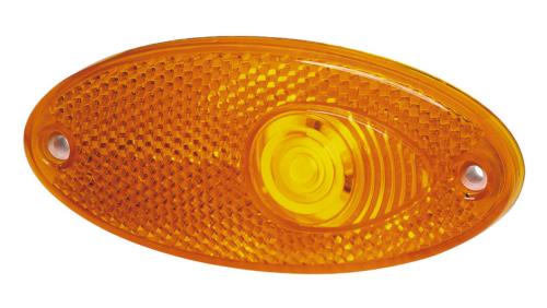 FEU DE POSITION LATERAL OVAL ORANGE HELLA