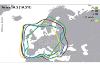 ANTENNE SATELLITE MANUELLE PLATE CAMP38 515x275x60mm + MAT