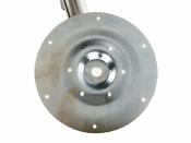 PIED TABLE PIVOTANT STANDARD  72 cm en acier AVEC SUPPORT A PLATEAU TOURNANT