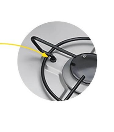 MANCHONS PLASTIQUES NOIRS POUR GRILLES DE RECHAUD X 8