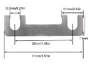 FUSIBLE A LANGUETTE 50 Amp x 5 pieces