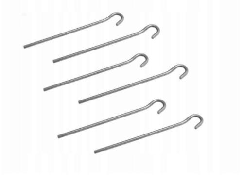 PIQUET SARDINE EN FER POUR FIXATION DES TAPIS DE SOL x 6