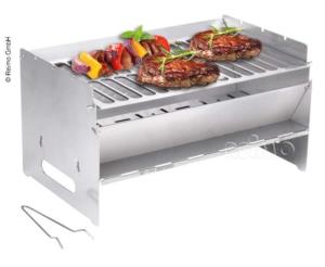 BARBECUE PLIANT POUR 4 À 8 PERSONNES CAMP4 25x40x22cm