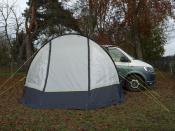 AUVENT INDEPENDANT A FIBRE 1er Prix REIMO TOUR EASY YOUNG 2 - 300x270cm hauteur 180-220cm