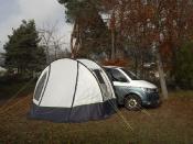 AUVENT INDEPENDANT A FIBRE 1er Prix REIMO TOUR EASY YOUNG 2 - 300x270cm hauteur 180-220cm