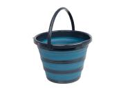 SEAU PLIABLE EN SILICONE 10L BLEU & GRIS - CAMP4