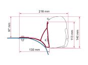 ADAPTATEUR F45 POUR DUCATO/BOXER/JUMPER AVEC GALERIE