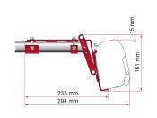 ADAPTATEUR FIAMMA F45 / F43 / COMPASS KIT ROOF RAIL pour rail de toit