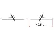 KIT RAIL PREMIUM 48 -  FIAMMA DEEP BLACK