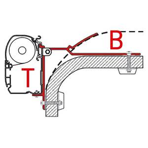 ADAPTATEUR B pour Fiamma F45S/F45TiL/ZIP