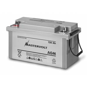 BATTERIE AGM 130Ah MASTERVOLT 410x177x225mm