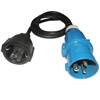 CABLE ADAPTATEUR 1.5m MALE CEE / FEMELLE SCHUKO 3x2.5²