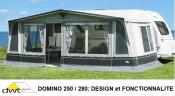 Auvent DOMINO 250 de DWT - Taille 14 (941-970cm) x 250cm