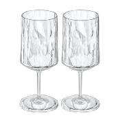 2 VERRES A VIN 350ml KOZIOL 100% RECYCLABLE