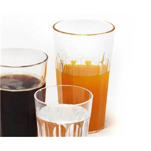 2 GRANDS VERRES A JUS DE FRUIT POLYCARBONATE 0.63L