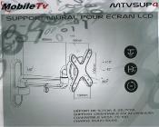 SUPPORT TV MTVSUP4 - 1 BRAS - DEPORT MAXI 257mm