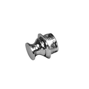 ROSETTE CARREE DE RECHANGE 19mm CHROME POUR PUSH LOCK