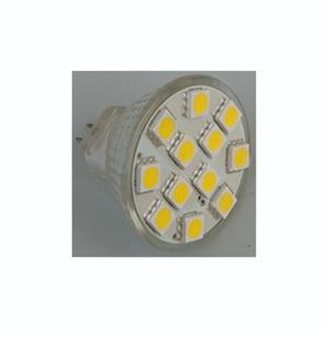 AMPOULE 12 LED MR11 30mm 2.4W 120 Lumen - Blanc Chaud