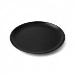 ASSIETTE A DESSERT RONDE 19CM MELAMINE PLASTOREX - NOIRE