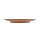 4 ASSIETTES PLATES 25cm TABLE & NATURE - COLORIS CARAMEL