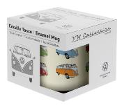 TASSE A CAFE EMAILLEE BEIGE - VW COLLECTION