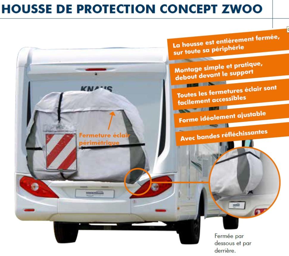 HOUSSE DE PROTECTION INTEGRALE 2 e-bike / vélos électriques CONCEPT ZWOO  HINDERMANN