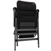 FAUTEUIL DE CAMPING CRESPO AIRDELUXE XL, NOIR (AP-238) 