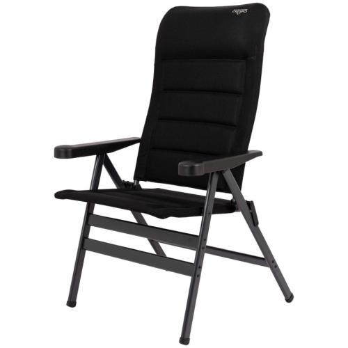 FAUTEUIL DE CAMPING CRESPO AIRDELUXE XL, NOIR (AP-238) 