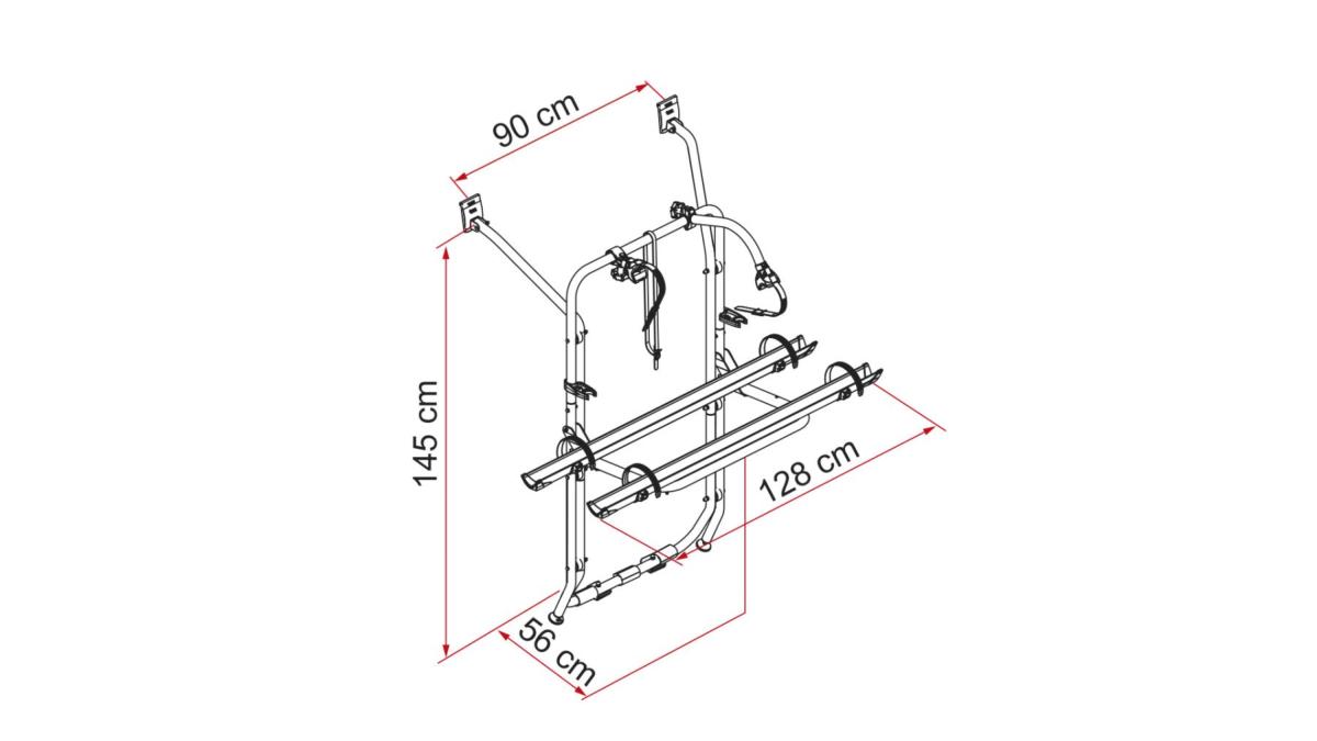 Porte roue / porte tout sur hayon pour VW T6-T6.1 - N4 OffRoad