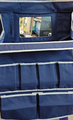 RANGEMENT PLIANT BLEU CAPRI 42x68cm
