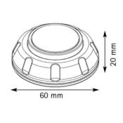 BLOQUE PORTE MAGNETIQUE 60mm NOIR FROLI 