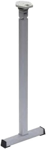 PIED DE TABLE BASE T ARTICULATION HAUTE 72CM