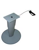 PIED DE TABLE TELESCOPIQUE 315-675mm, PLATEAU FIXE + PIED A POSER PRIMERO CONFORT HPG